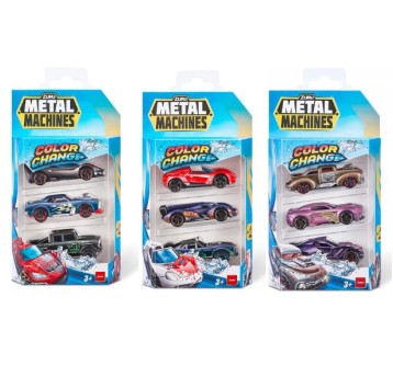 ZURU METAL MACHINES COLOR CHANGES 3PACK ASST./6