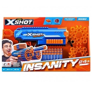 ZURU PISTOLET X-SHOT INSANITY MANIC WYRZUTNIA /6