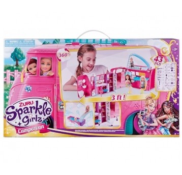 ZURU SPARKLE GIRLZ CAMPER KAMPER DLA LALEK /2