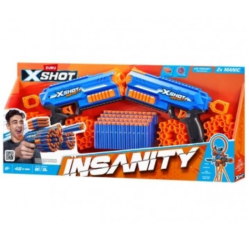 ZURU X-SHOT INSANITY 2-PACK /6