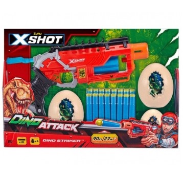 ZURU X-SHOT PISTOLET DINO STRIKER /6