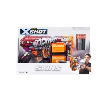 ZURU X-SHOT SKINS DREAD BOOM + 12 STRZAŁEK/6