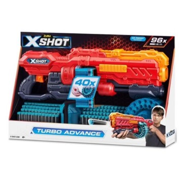 *** ZURU X-SHOT TURBO ADVANCE + 96 STRZAŁEK /4
