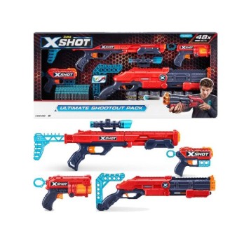 *** ZURU X-SHOT ULTIMATE SHOOTOUT PACK /4