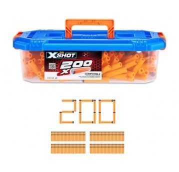 ZURU XSHOT ZESTAW STRZAŁEK EXCEL AMMO 200 SZT./6